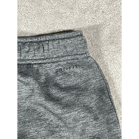 Nike Sweatpants Men's S Gray Heather Dri Fit 100% Polyester Workout Straight Leg - Picture 5 of 8